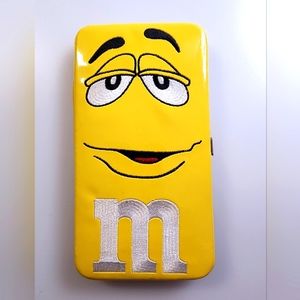 M & M yellow wallet